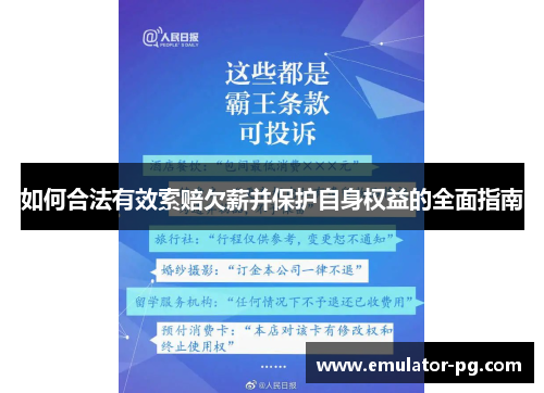 如何合法有效索赔欠薪并保护自身权益的全面指南